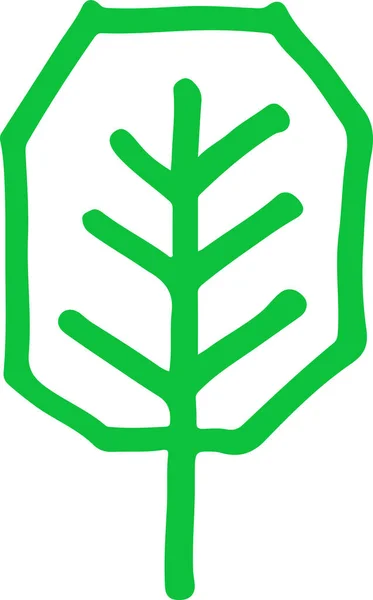 Stromy Designem Symbolu Listí — Stockový vektor
