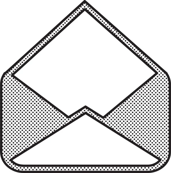 Design Von Mail Symbolen Und Symbolen — Stockvektor