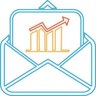 E- posta ve posta simgesi sembol tasarımı