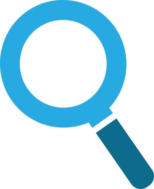 Arama simgesi sembol tasarımı