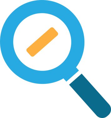 Arama simgesi sembol tasarımı