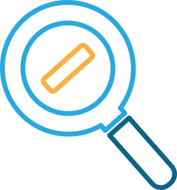 Arama simgesi sembol tasarımı