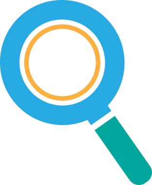 Arama simgesi sembol tasarımı