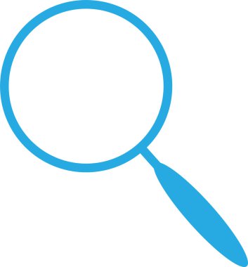 Arama simgesi sembol tasarımı