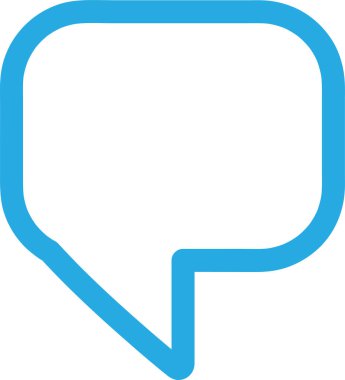 Konuşma baloncukları simge sembolü tasarımı