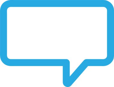 Konuşma baloncukları simge sembolü tasarımı