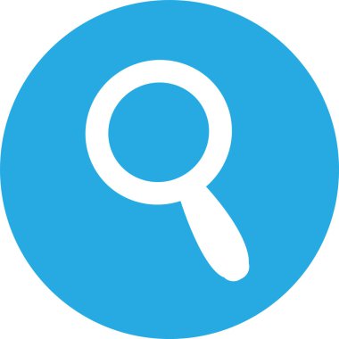 Arama simgesi sembol tasarımı