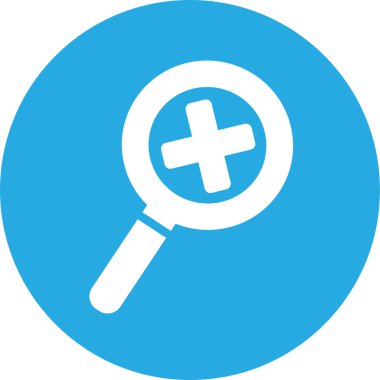 Arama simgesi sembol tasarımı