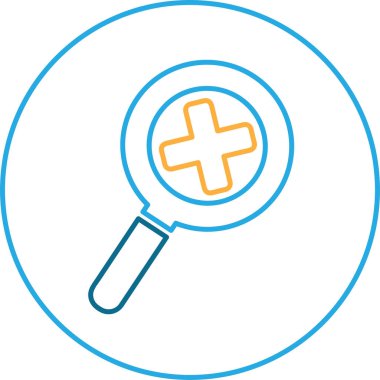 Arama simgesi sembol tasarımı