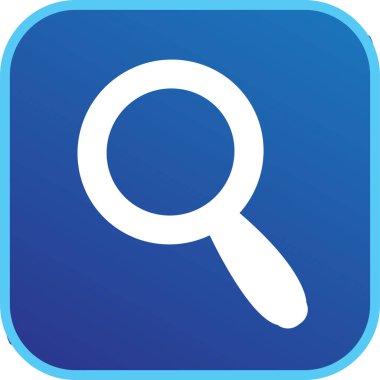 Arama simgesi sembol tasarımı