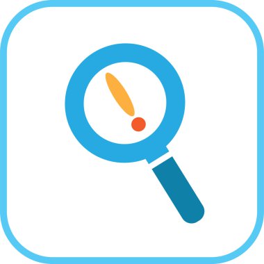 Arama simgesi sembol tasarımı