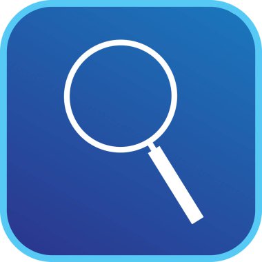 Arama simgesi sembol tasarımı