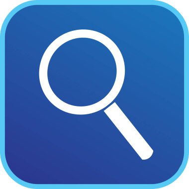 Arama simgesi sembol tasarımı