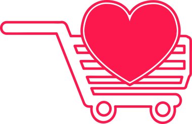 Kalp simgesi sembol tasarımı