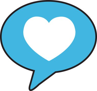 Kalp simgesi sembol tasarımı