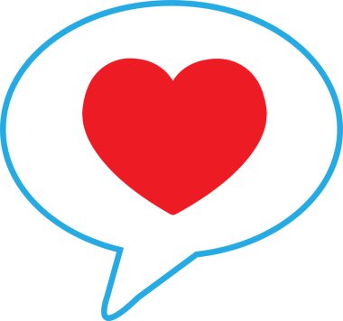 Kalp simgesi sembol tasarımı