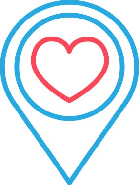 Kalp simgesi sembol tasarımı