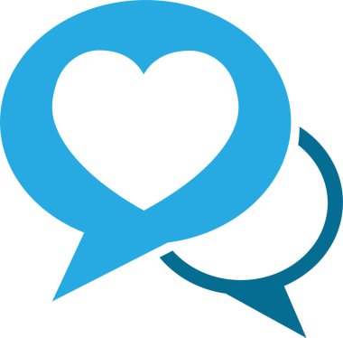 Kalp simgesi sembol tasarımı