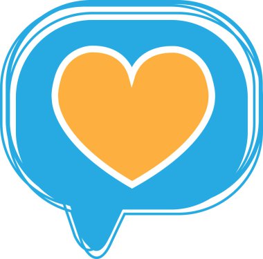 Kalp simgesi sembol tasarımı