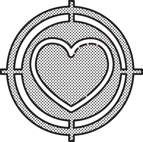 Corazón Icono Signo Símbolo Diseño — Vector de stock