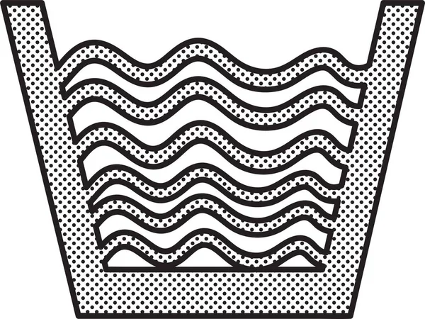 Design Von Wäschesymbol Zeichen — Stockvektor