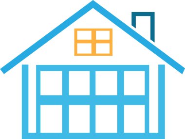 Ev simgesi sembol tasarımı