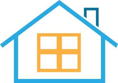 Ev simgesi sembol tasarımı