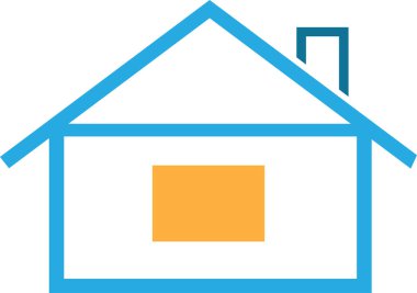 Ev simgesi sembol tasarımı