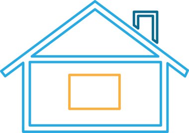 Ev simgesi sembol tasarımı