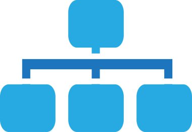 Diyagram grafik simgesi sembol tasarımı