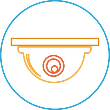 CCTV Kamera Simgesi sembol tasarımı