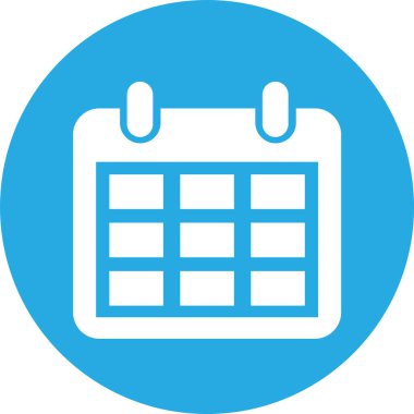 Takvim simgesi sembol tasarımı