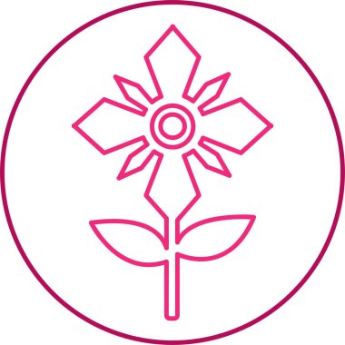 Çiçek Simgesi Sembol Tasarımı