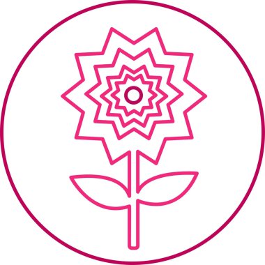 Çiçek Simgesi Sembol Tasarımı