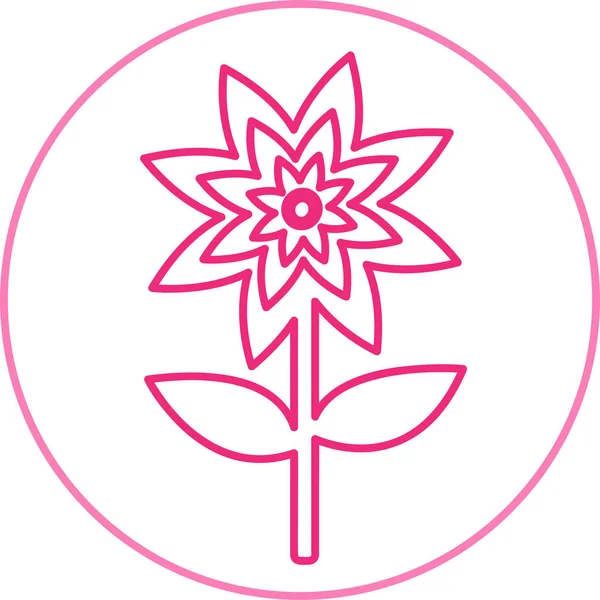 Flower Icon Sign Symbol Design — Stock Vector