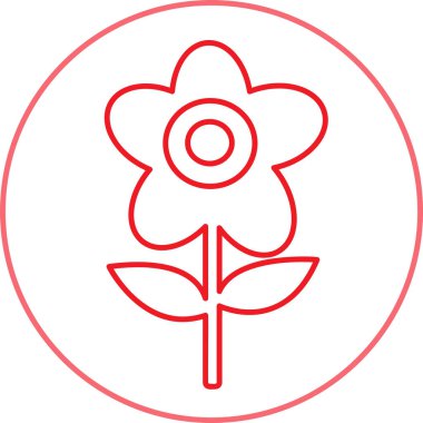 Çiçek Simgesi Sembol Tasarımı