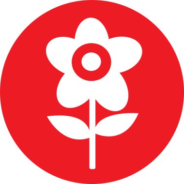 Çiçek Simgesi Sembol Tasarımı