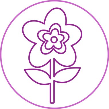 Çiçek Simgesi Sembol Tasarımı