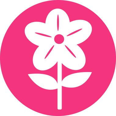 Çiçek Simgesi Sembol Tasarımı