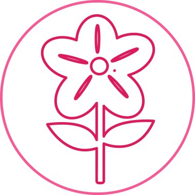 Çiçek Simgesi Sembol Tasarımı