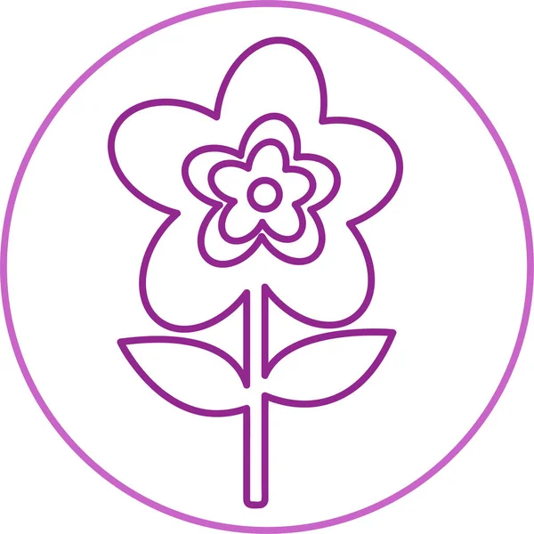 Çiçek Simgesi Sembol Tasarımı