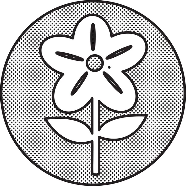 Flower Icon Sign Symbol Design — Stock Vector