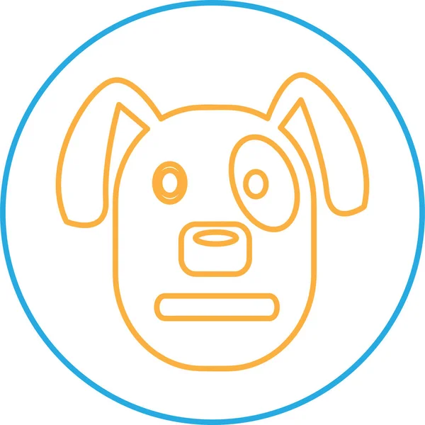 Dog Icon Animal Sign Symbol Design — Stock Vector