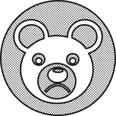 ayı simgesi simgesi tasarımı