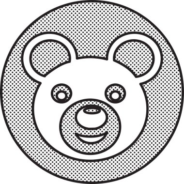 ayı simgesi simgesi tasarımı