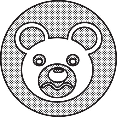 ayı simgesi simgesi tasarımı