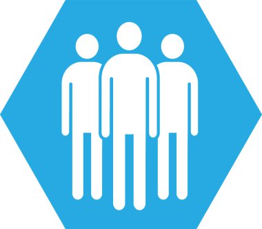 İnsan simgesi insanlar sembol tasarımı imzalarlar