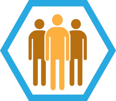 İnsan simgesi insanlar sembol tasarımı imzalarlar