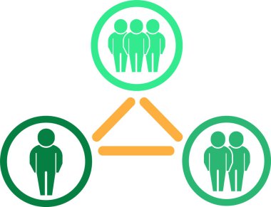 İnsan simgesi insanlar sembol tasarımı imzalarlar