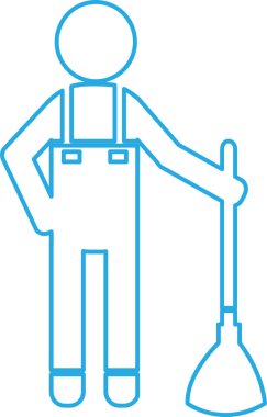 Temizleyici simge temizleme hizmetleri sembol tasarımı